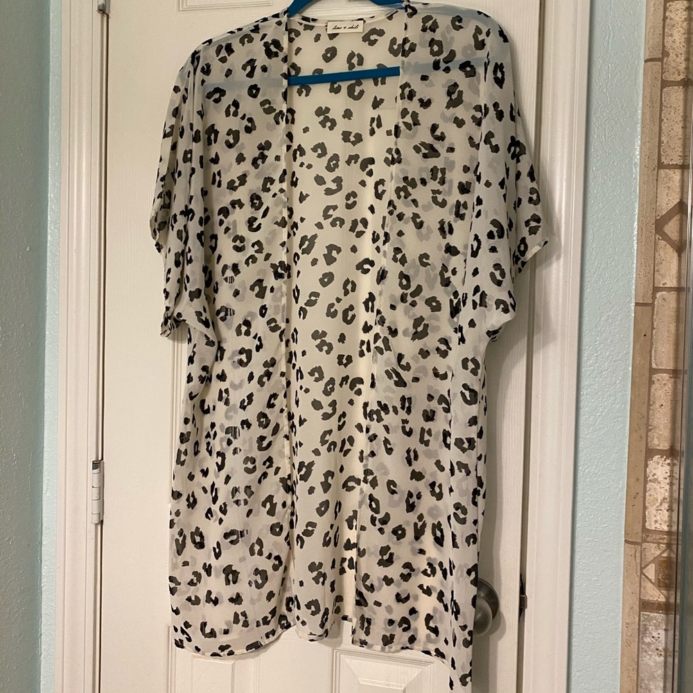 Cheetah Kimono
